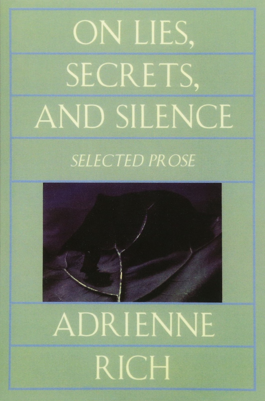 On Lies Secrets Silence Selected Prose Reissue by Adrienne Rich PAPERBACK - Image 4