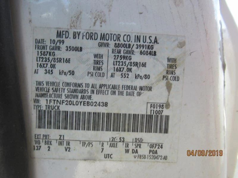 Driver Exhaust Manifold 5.4L 8-330 适合 00-16 福特 E350 范 1999441 — 第 3/4 张图片