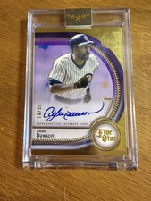 2025 Topps Five Star Andre Dawson Auto Purple /50 Cubs #FSA-DAW Encased