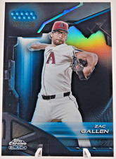 2026 Topps Chrome Black Zac Gallen #164 Blue Refractor /150 Diamondbacks