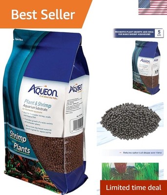 Plant and Shrimp Substrate - 5 lb Clay-Based Aqua Soil for Thriving Aquariums
