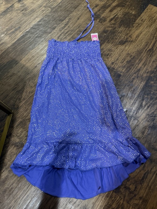 NEW With TAGS Circo Maxi Dress Girls Size Large Purple With Sparkle