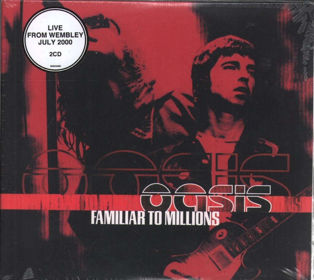 Oasis Familiar To Millions double CD Europe Big Brother 2025 2 CD set in tri