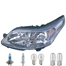 Scheinwerfer links inkl. Premium Lampen für Citroën C4 I LC_ mit LWR Motor