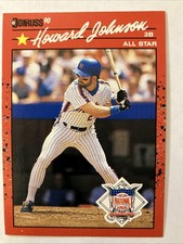 1990 Howard Michael Johnson All Star Donruss Baseball Card #654