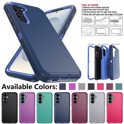 Case For Samsung Galaxy S25+ Plus Cover Heavy Duty Shockproof Matte PhoneCase