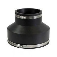 Plumbers Choice 94043 Rubber Coupling Clay By PVC/CI, 4X6
