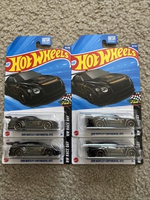 Hot Wheels #162/250 Black 2018 Bentley Continental GT3 HW Race Day Lot Of 4