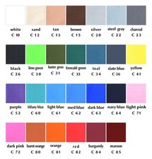 Color Samples For Cotton Seat Covers So You Can Check If It Matches Interior