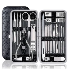 Morovan Manicure Set Nail Clippers Stainless Steel Nail Tools Grooming Kit fo...