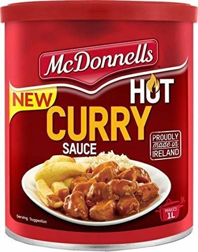McDonnells Hot Curry Salsa 250g Bañera