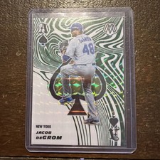 2021 Panini Mosaic - Aces Jacob deGrom #ACE3 Green Mosaic Prizm