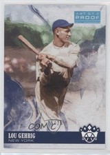 2018 Diamond Kings Photo Variation Artist Proof Blue 25/25 Lou Gehrig #4 HOF 7fb