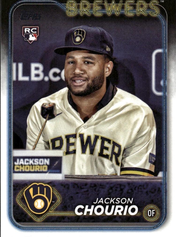 2024 Topps #698 Jackson Chourio Rookie Variations