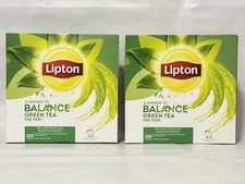 Lipton A Moment to Balance Green Tea – 200 Enveloped Tea Bags (2 x 100 Packs) 0.06 per strip