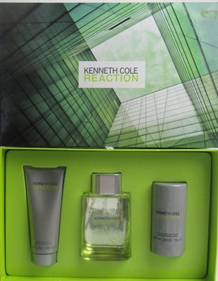 Kenneth Cole Reaction SET 100ml EDT + 100 ml After Shave Balm + 75ml Deo for Men