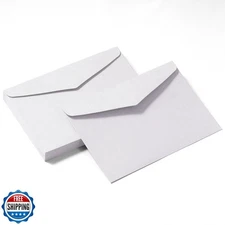Tanshuqin 50 Pack White A7 Invitation Envelopes - 5-1/5 x 7-1/5, Perfect for 