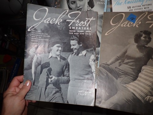 Lotto 9 Jack Frost Buscilla Glossilla+ vintage per uncinetto/maglia/tessitura - Foto 4 di 11