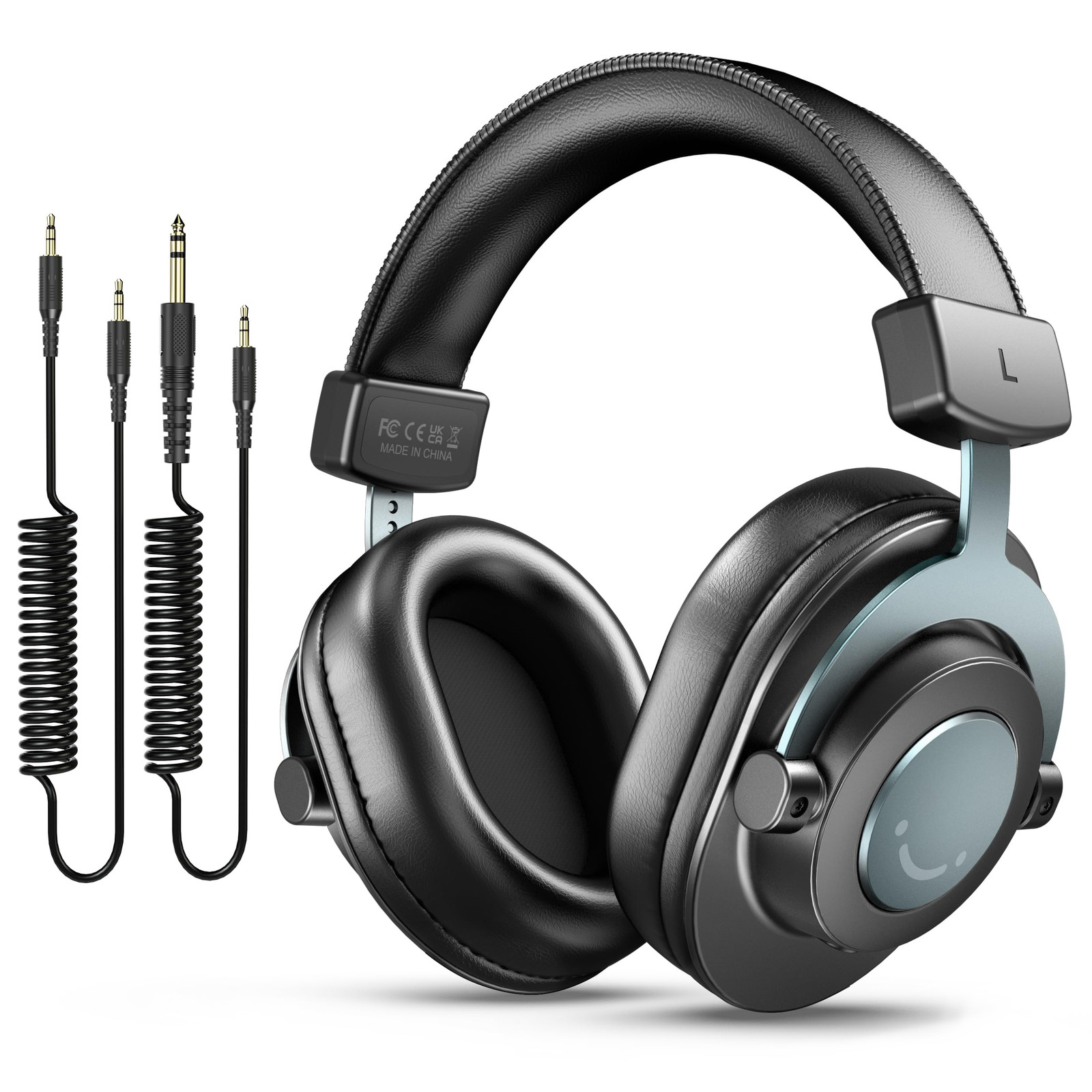 Studio Monitor Headphones for Recording-Over Ear Wired Headphones for Podcast...