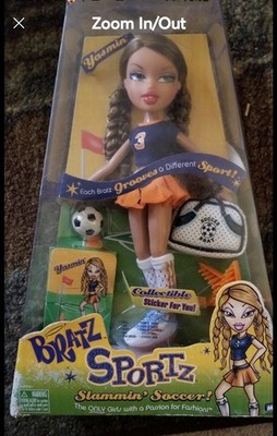 1st Edition Bratz sportz Yasmin Slammin Soccer NIB