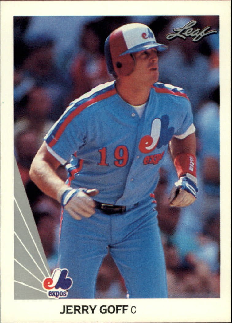 1990 Leaf Baseball Card #476 Jerry Goff RC