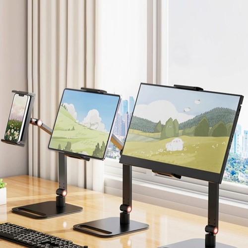 Portable Monitor Desk Holder Metal Stand 16 Inch Universal Expandable Displa _ko - Zdjęcie 2 z 13