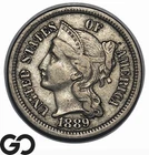 1889-P Three Cent Nickel — photo from another recent sale