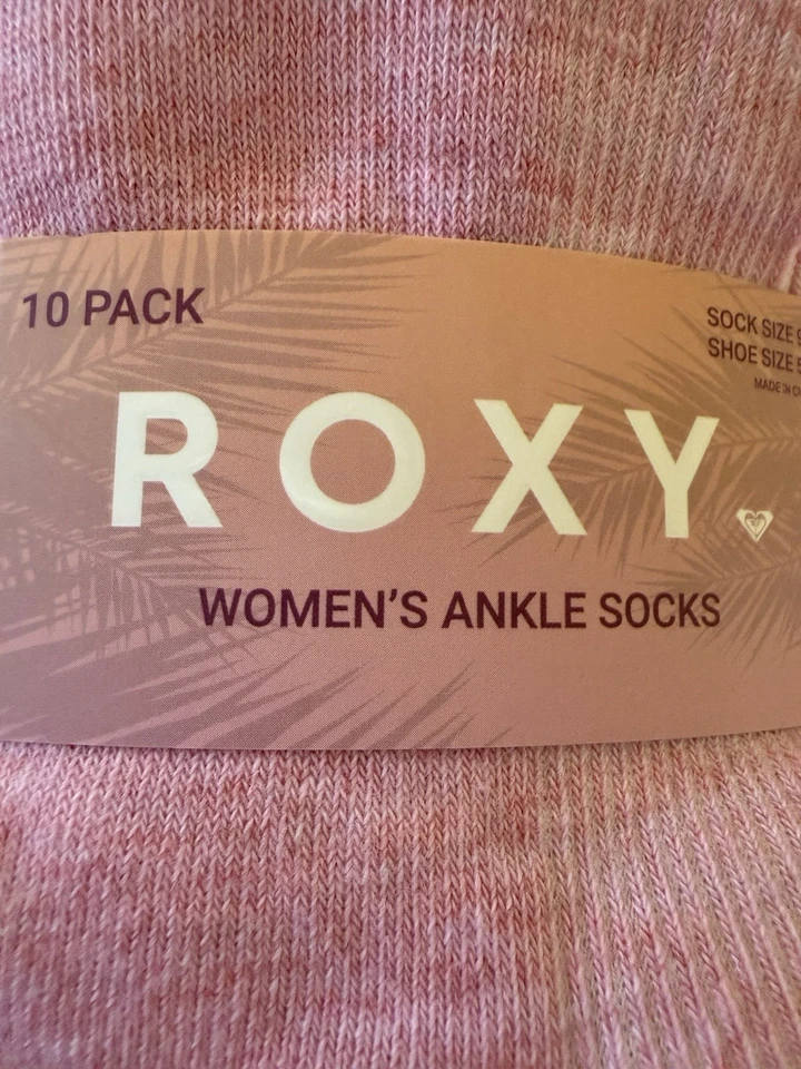 Roxy women’s ankle socks 10 pack - Image 3 of 4