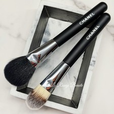 Chanel 4 Blush / Powder Brush  6 Foundation Brush Bundle Set - Old Version