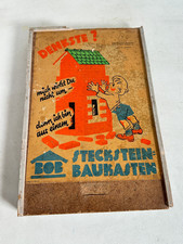BOB Baustelle Stecksteinbaukasten 1 Heinrich Huft DDR  59/37/4009