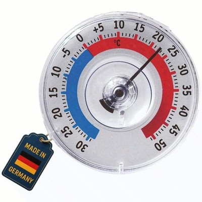 TFA Dostmann Twatcher Fenster Thermometer Außen Wetterfest L 80 X B 80 x H 27 mm