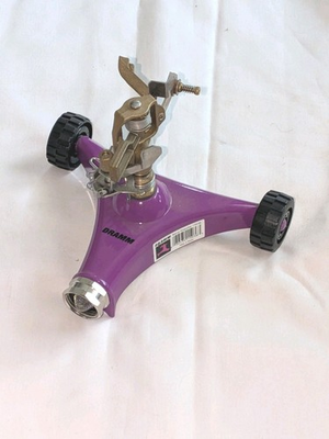#ad #ad Dramm ColorStorm Brass Wheeled Base BERRY Impulse Sprinkler 15036 $38.00