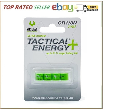 Viridian CR1/3N 3V Lithium Battery Pack of 4