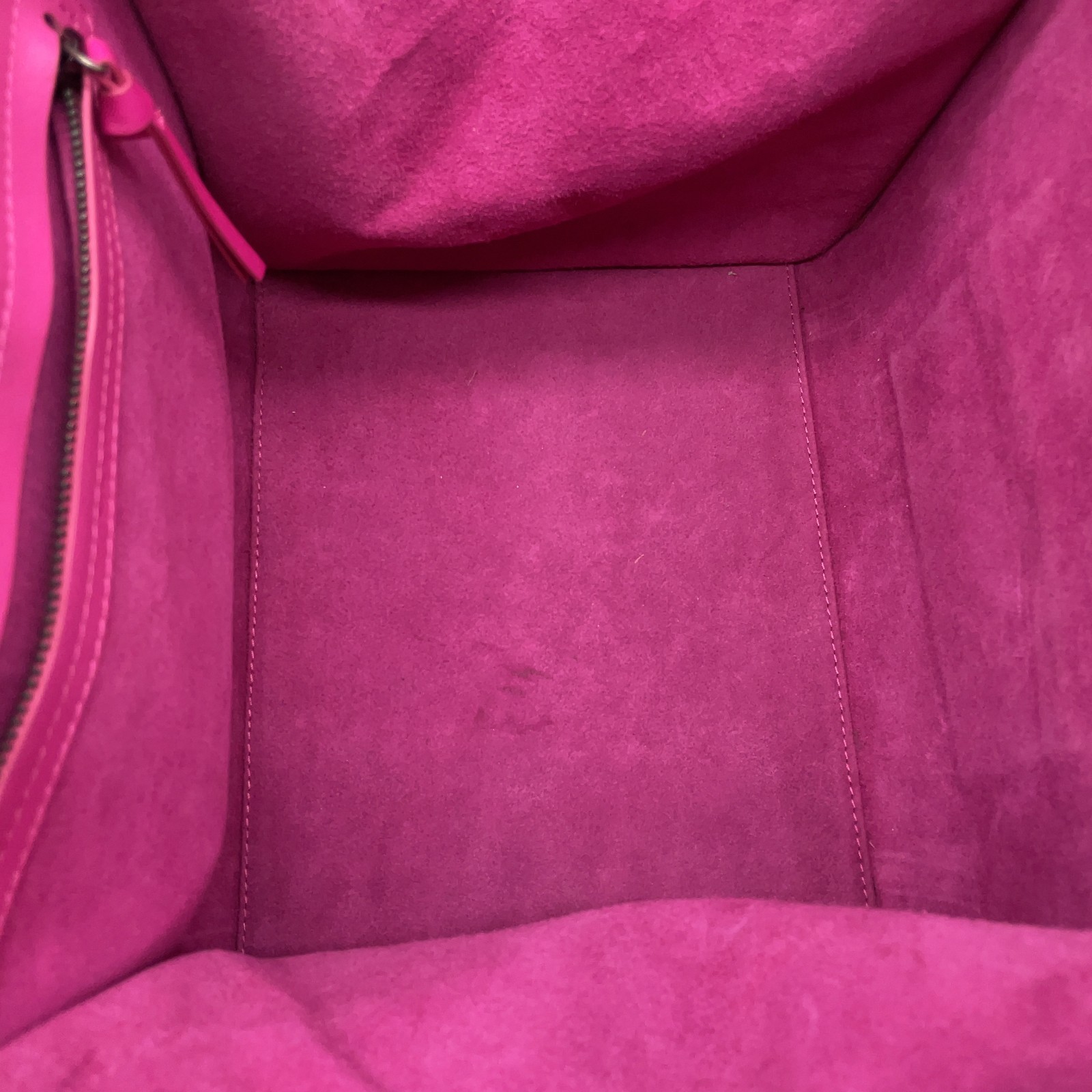 Authentic CELINE Luggage Small Square Phantom Lea… - image 19