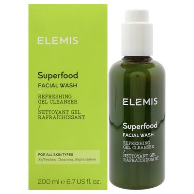 2 Pack Superfood Facial Wash by Elemis for Unisex - 6.7 oz Cleanser