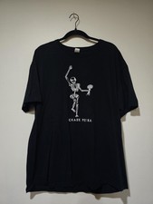 Chase Petra Shirt Mens XL Black Skeleton Band Graphic Tee Alternative Pop Punk
