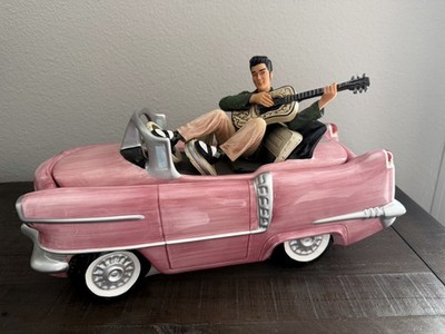 1997 Elvis Pink Cadillac Cookie Jar By Vandor Limited Edition Original Box