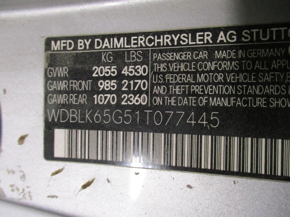 Mercedes-Benz CLK320 2001 воздухоочиститель/коробка 1120900701 3650 - Изображение 4 из 4