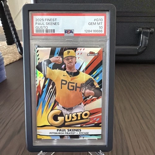 Paul Skenes 2025 Finest Gusto CASE HIT  #G10 PSA 10 GEM MINT