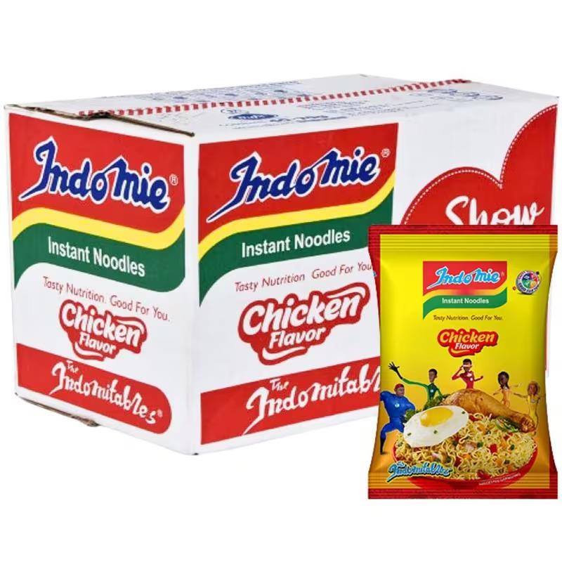 (Box of 40) Nigerian, Indomie Instant Noodles Chicken Flavour, 70g