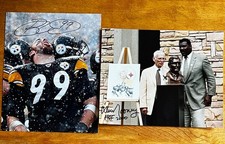 PITTSBURGH STEELERS AUTO PHOTOS ROONEY & KEISEL