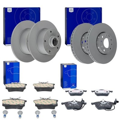 ATE BREMSSCHEIBEN + CERAMIC VORNE+HINTEN passend für AUDI A6 C5 4B Bj. 1997-2005