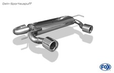 Fox Edelstahl Duplex Racing-Komplettanlage Audi TT 8N quattro je 100mm+Absorber