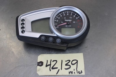 07-12 TRIUMPH TIGER 1050 SPEEDO TACH GAUGES DISPLAY CLUSTER SPEEDOMETER 42K