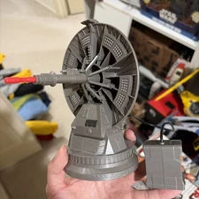 2010 Star Wars Defense of Hoth Laser Radar Cannon With Rare Missile