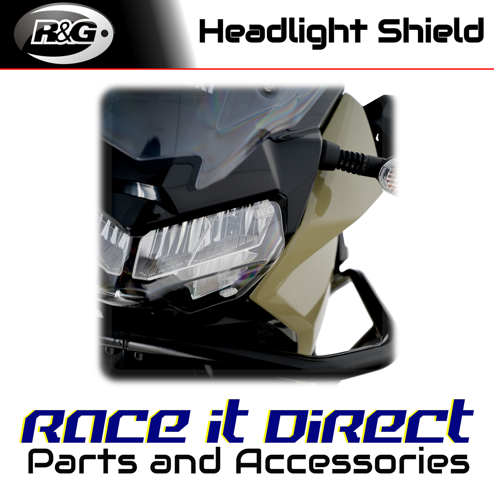R&G - HLS0157CL - Headlight Shields