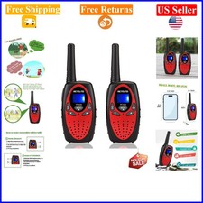 RT628 Kids Walkie Talkies, Long Range, 22 Channels, Red, for Ages 6-12