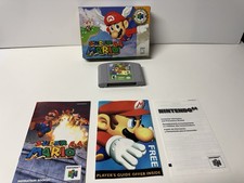 Super Mario 64 - Nintendo 64 CIB VGC Near Mint - Game, Box, Manual And Insert