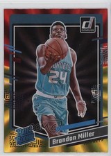 2023 Panini Donruss Rated Rookie Holo Red & Gold Laser Brandon Miller #226 1bi0