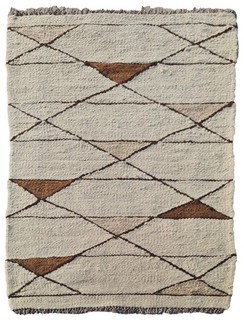 Rare Hand Knotted Vintage Russian Julkrus Kilim Kilm Wool Area Rug 4.3 x 2.6 Ft